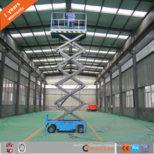 electric mobile scaffolding scissors lift/ hydraulic climbing work lift table